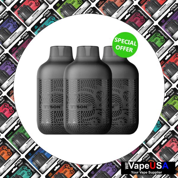 Tyson 2.0 Lightweight 6000 Puff Disposable Vape (3 Pack)